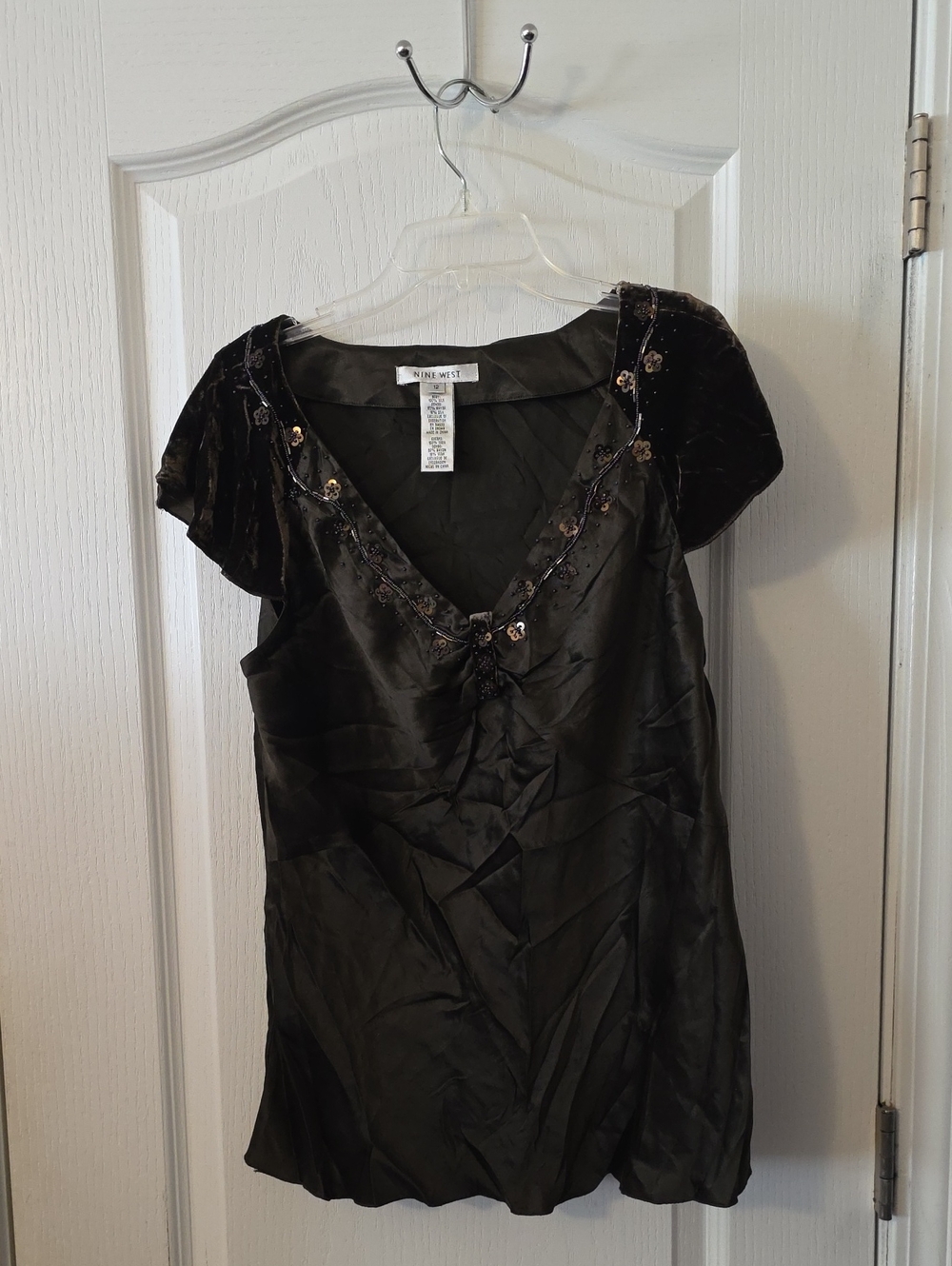 Nine West Silk Top